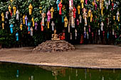 Chiang Mai - The Wat Phan Tao temple, the courtyard. 